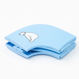 Pejoye Folding Travel Potty Seat for Boys and Girls, Toddler Toilet Seats for Kids, Non-Slip Suction Cups, Includes Free Travel Bag, Blue