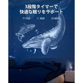 POCOCO Planetarium Home Use Star Projector Light, Bedside Lamp with 5K Super High Transmission Lens & 2MP Rotating Disc, Timer Function, Replaceable Optical Film Disc, Ideal for Children, Sleep
