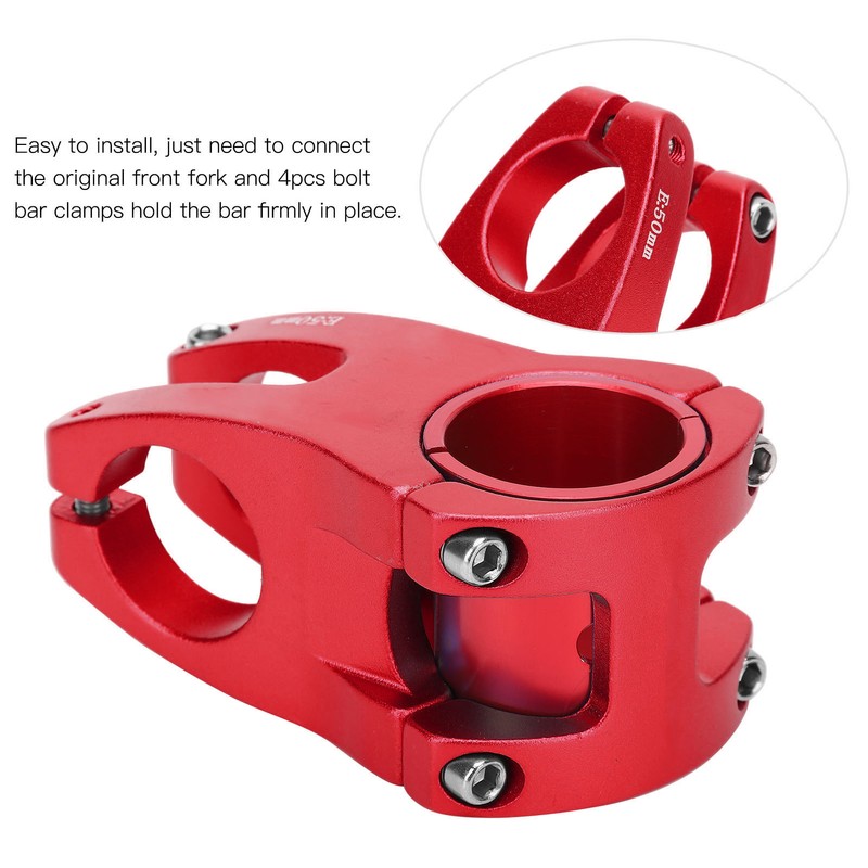 Aluminum Alloy Bicycle Bar Stem Mountain Bike Cycling Short Handlebar
