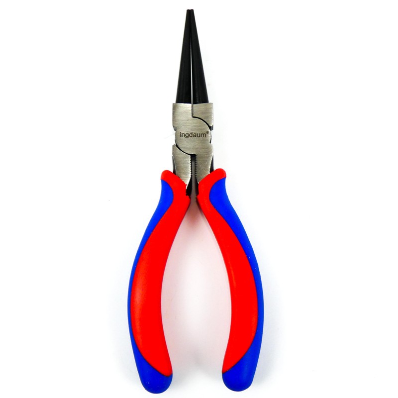 INGDAUM® Round Nose Pliers 160 mm with 2 Component Handles