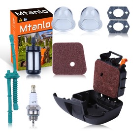 Mtanlo Premium Replacement Parts for Stihl FS38, FS45, FS46, FS55 & More - Includes Air Filter, Spark Plug & for Zama Carburetor Gaskets - OEM Code 4140 141 0502 Compatible
