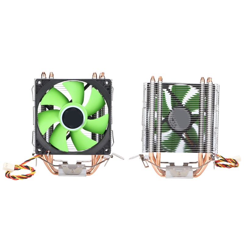 CPU Fan 4 Heatpipes 90mm 3pin Noiseless Plug and Play