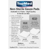 Cotton Gauze Swabs, Non-Sterile,White,8 Ply 17 Threads Pack of 100