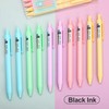 Mutsitaz 10 Pcs Retractable Gel Ink Pens 0.5mm Black Ink,