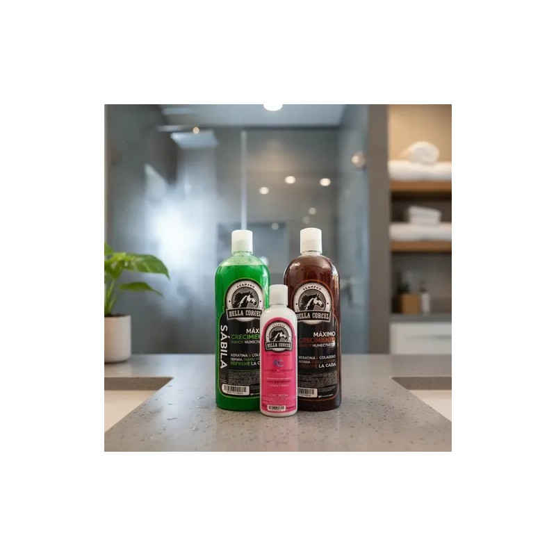 Bella Corcel Shampoo Colageno + Crecimiento Anticaida
