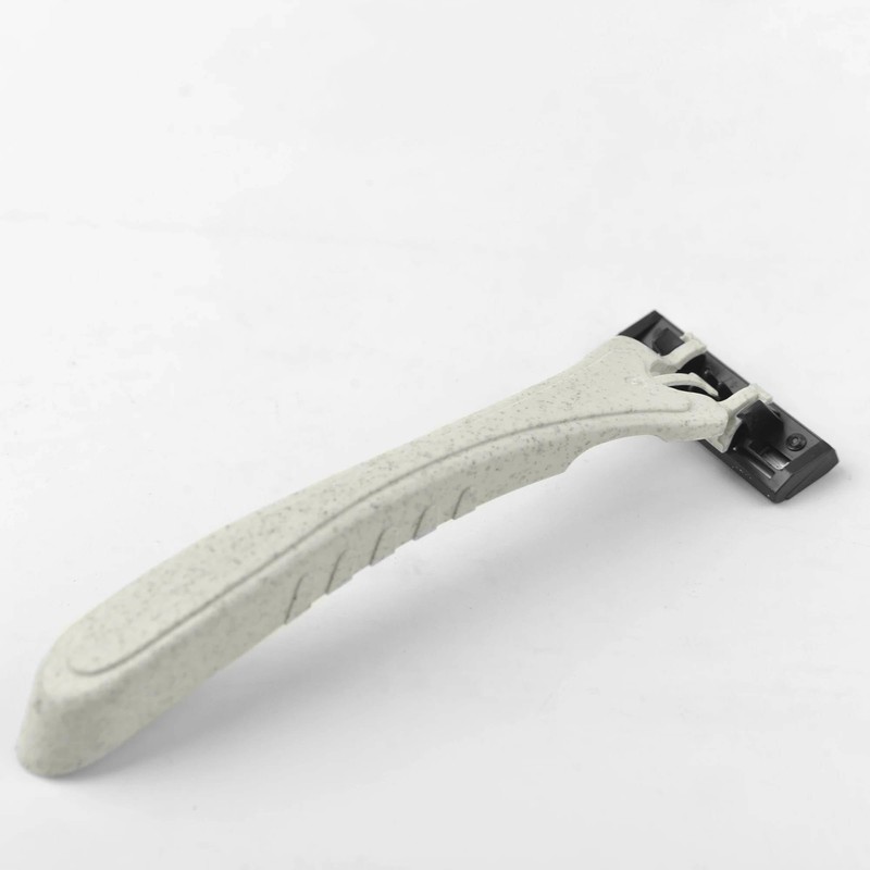 Disposable Razors Wheat Biodegradable Razors Triple Blade Eco Friendly 9