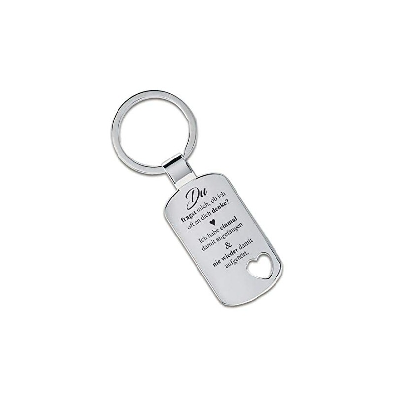 Lieblingsmensch Keyring model: "Du fraken mich, ob ich oft an