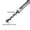 uxcell Square Hole Drill Bit, 3/8" High-Carbon Steel Hollow Chisel