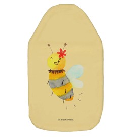 Mr. & Mrs. Panda Hot Water Bottle Bee Flower - Gift, Grain Cushion, Children's Hot Water Bottle, Wasp, Bumblebee, Hot Water Bottle with Cover, Bed Bottle, Heat Cushion