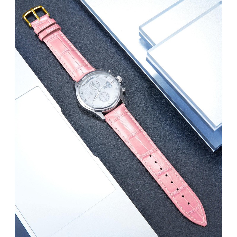 BINLUN Genuine calf leather replacement watch strap leather multicolour gift