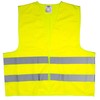 HEYNER® High Visibility Vest Set of 2 with Certificate Yellow