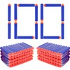 BOROLA 100 Round Suction Cup Sponge Darts Compatible with Toy