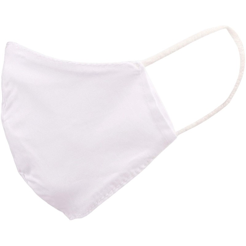 styleBREAKER Unisex Cotton Fabric Mask, Plain, Double Layer, Reusable, Washable,