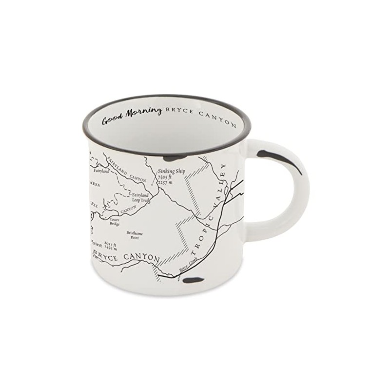 McGovern Outdoor Bryce Canyon National Park Map Camp Mug