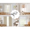 KAMANINA Silver Curtain Rod 32 to 58 Inch(2.6-4.8ft), 1 Inch