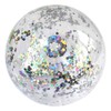 Xtahdge 40cm/16" Beach Ball Transparent Inflatable Pool Toy Ball with