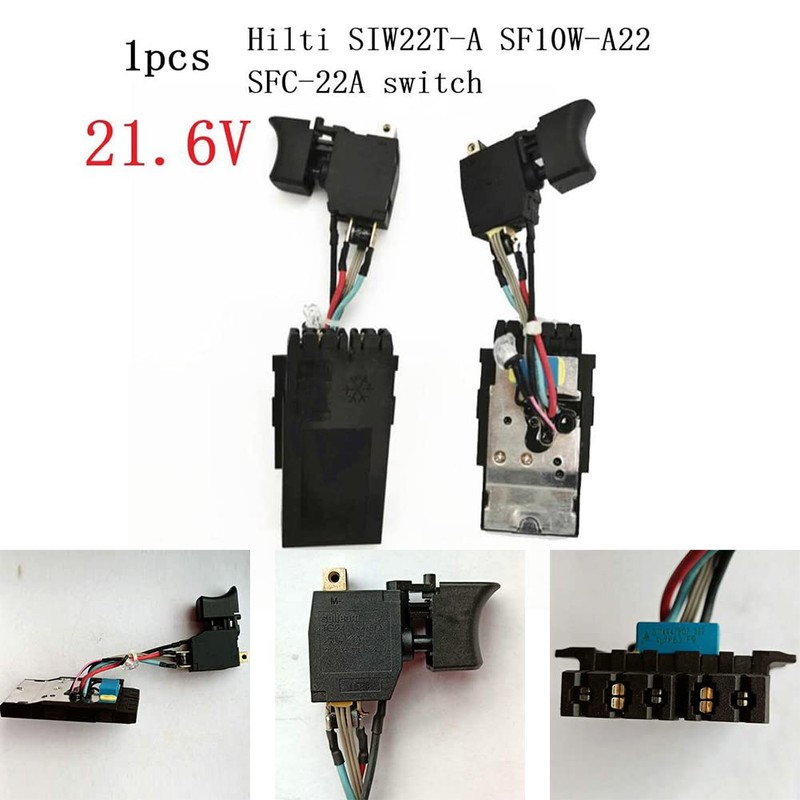 SPORTARC Electronic On/Off Switch for Hilti SF22-A, SFH22-A, SIW22T-A, SF10W-A22,