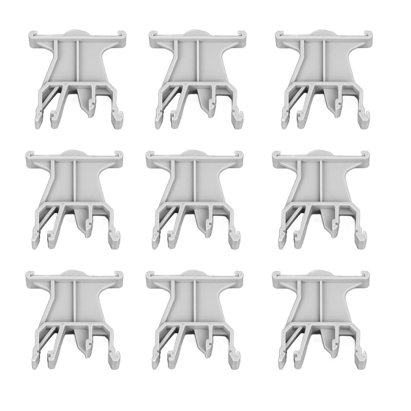 100pcs Terminal Marker Carrier 35mm DIN Rail Installation Universal UK