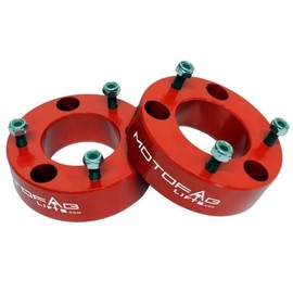 2" Leveling Kit for 2004-2025 Ford F150 MotoFab Lifts Lift Spacers Lift pucks Strut spacer 2wd 4wd (Red)