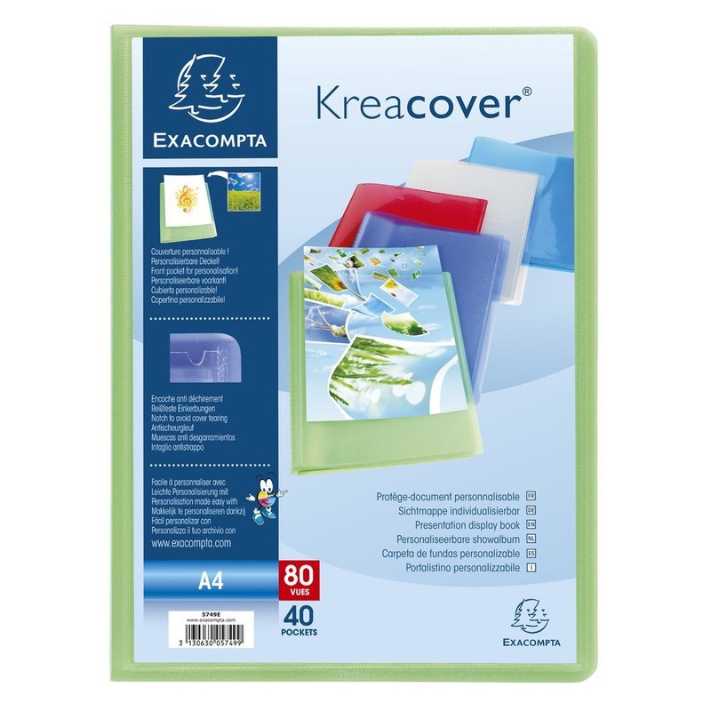 Exacompta - Ref. 5749E - 1 Kreacover Chromaline document cover