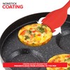 Modern Innovations 4-Cup Nonstick Egg Frying Pan with Lid, Fried