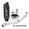Unbranded For Suzuki DRZ400S DRZ400SM 2000~2024 Motorcycle Exhaust Pipe With