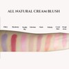 All Natural Cream Blush for Lip & Cheek Makeup Contouring,