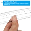 PATIKIL Film Flexible Ruler 100cm 0.1mm Scale with R Angle