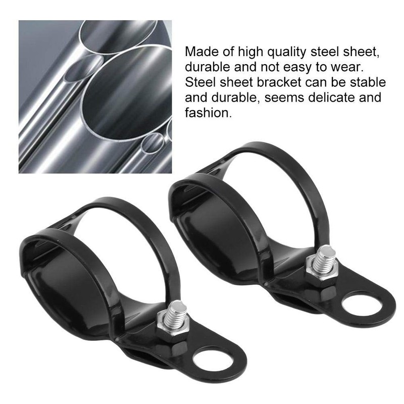 Aramox Motorcycle Turn Signal Mount for 30-45mm Front Fork Scooter