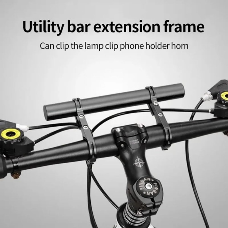 Bike Handlebar Extension Aluminum Alloy Bicycle Handlebar Extender Double Bike