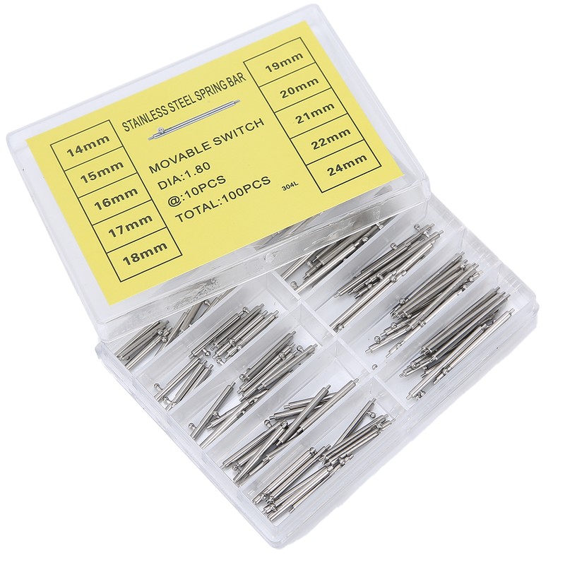 1.8mm / 0.07in Thickness Quick Release Spring Bars Strap Link