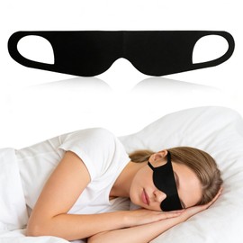 PureSphere Zero Pressure Sleep Mask, Ear Hanging Lightweight Breathable Blackout Eye Mask, No Eye Pressure for All Sleep Positions Men Women Travel Nap
