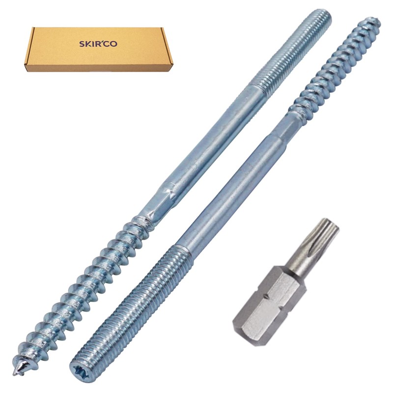 SKIR'CO Pack of 4 Hanger Bolts M8 x 250 mm