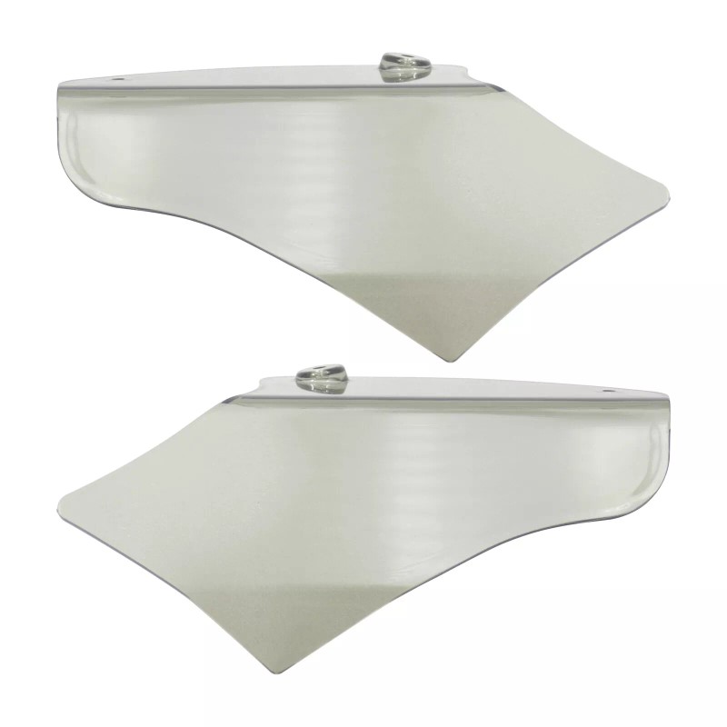 HCMOTORKU Saddle Smoke Heat Shield Air Deflectors Fit For Harley