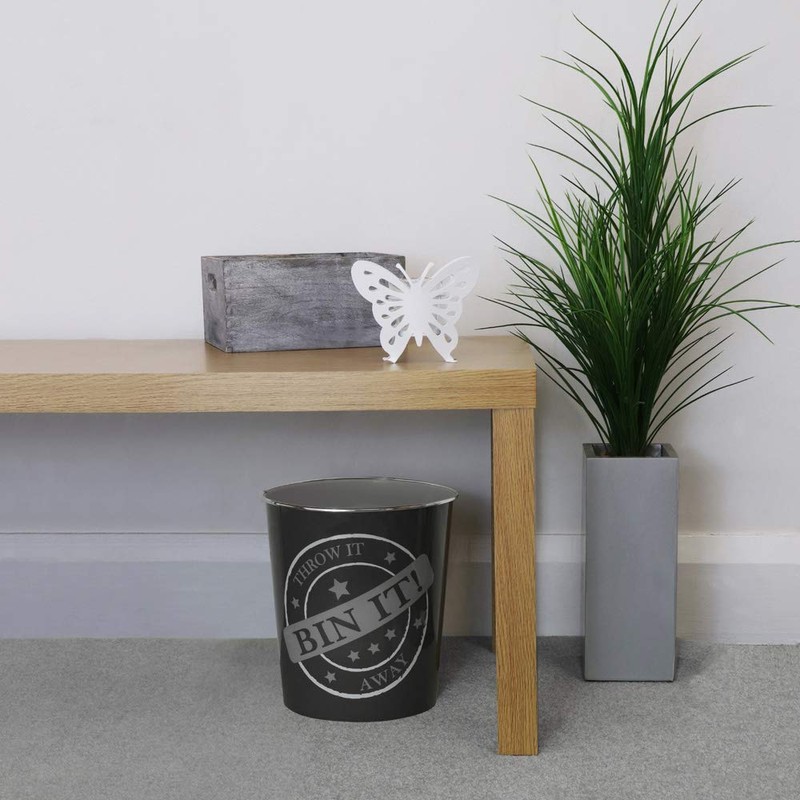 JVL Small Bin It Waste Paper Bin, 24.5 cm x