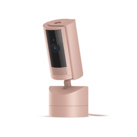 Ring Pan-Tilt Indoor Cam | See all around with 360° pan coverage, HD video, plus Two-Way Talk (2024 release) | Blush
