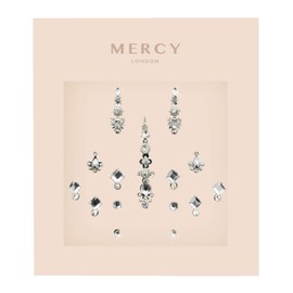 Gigi Silver Bindi ✮ Crystal Indian Bindi Face Jewels Silver Packet