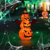 calabaza plegable de Halloween de 3 pies, 60 LED Pop-Up