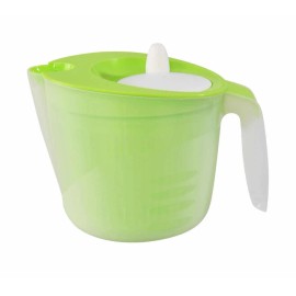HOME-X SALAD SPINNERS W POURING SPOUT & REMOVABLE SPINNING BASKET