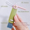 Sayehuanye 3 in 1 Cup Lid Cleaning Brush, Multifunctional Bottle