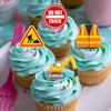 Cupcake Topper for Engineering Construction Vehicles Theme Party Favors Decorations