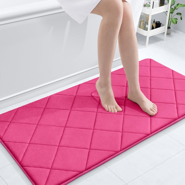 OLANLY Memory Foam Bath Mat 44x24, Ultra Soft and Absorbent