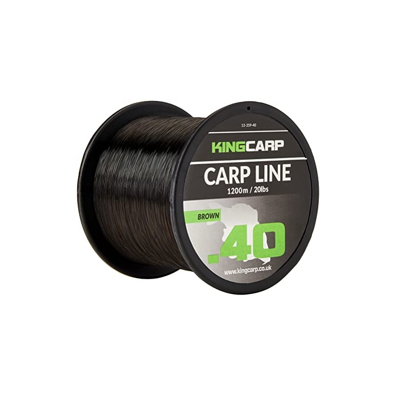 FLADEN Maxximus 10lb Carp Monofilament - Dark Brown, 1200 m