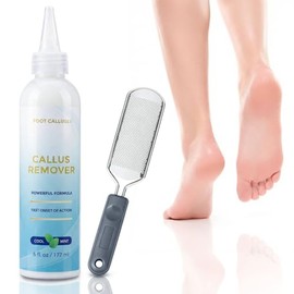 Extra Strength Foot Callus Remover Gel, Exfoliación de Piel Muerta,Foot Callus Remover Gel, Feet Scrubber, Adecuado para Piel Agrietada y Áspera de Lo