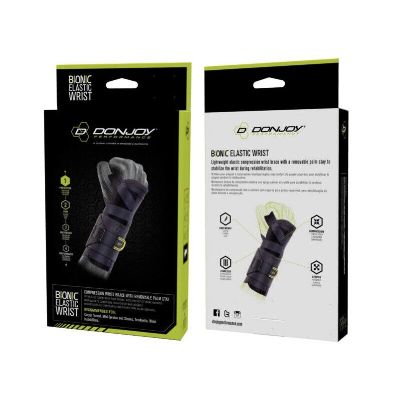 DonJoy Performance Bionic Elastic Wrist Brace - Left - X-Small/Small