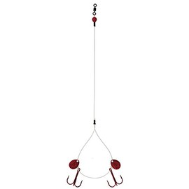 Clam Outdoors Zero Fluoro Rig Red Size 2