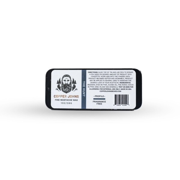 Copper Johns Mustache Wax | Promotes Clean & Well-Kept Mustache