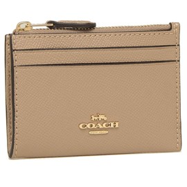 Coach F88250 Women's Outlet Coin Case, Pass Case, Coin Purse, Commuter Purse, (5) IMTAU Taupe