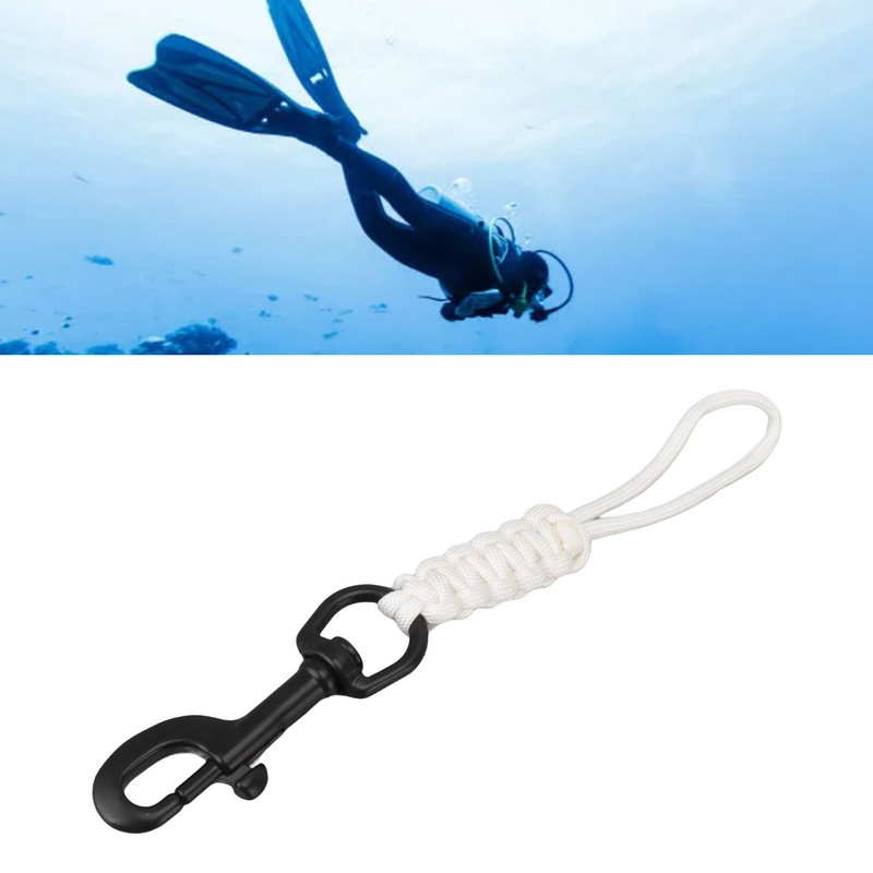 Hand Woven Diving Lanyard Anti Lost Strap Underwater Safety Rope