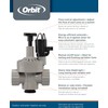 Orbit Sprinkler System 1-Inch FNPT Auto Inline/Angle Valve WFC 57020